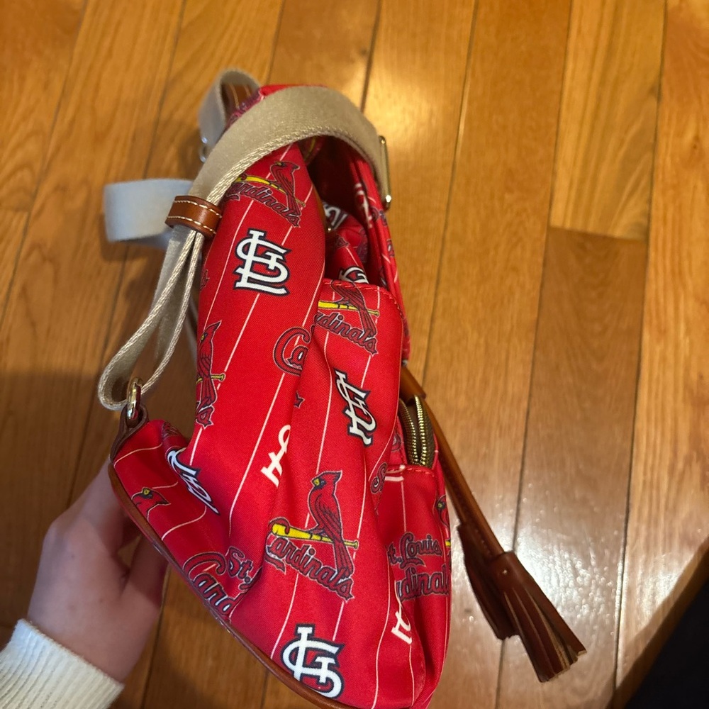 Red Patterned Backpack - Picture 4 of 6